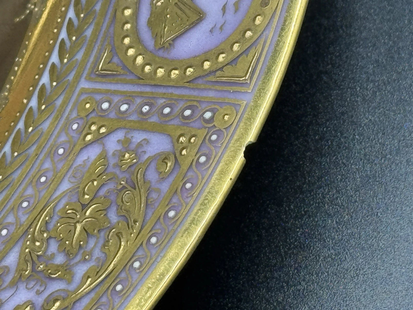 ロイヤルヴィエナ スタイル 絵皿 飾り皿「Psyche Am Wasser」画家ワグナー筆 19世紀