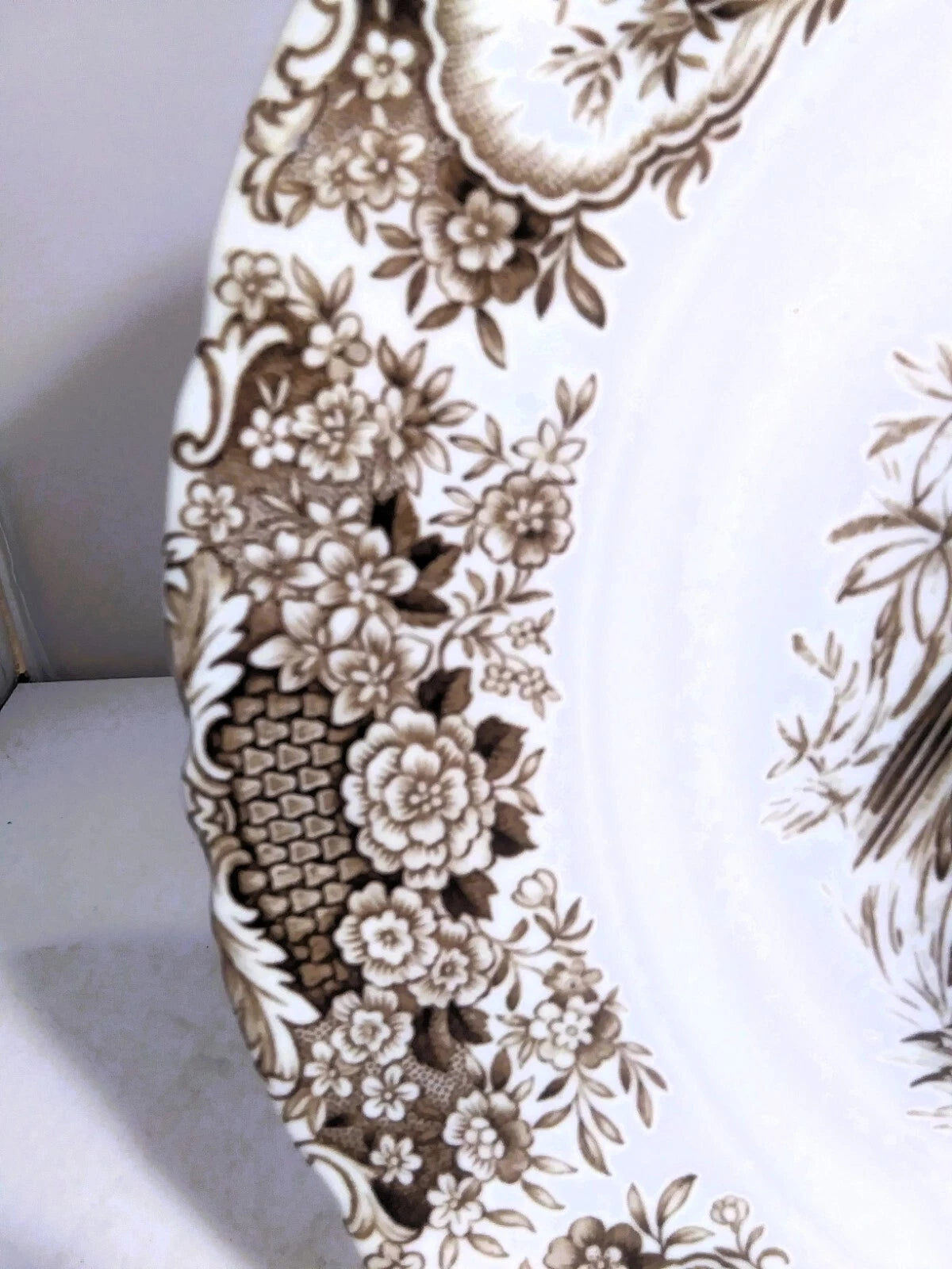 英国製 ジョンソンブラザーズ ウィンザーウェア 七面鳥柄 ディナープレート（約27cm）